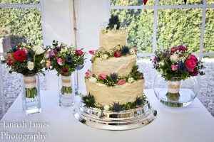 Wedding cake flowers